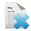 blog,delete