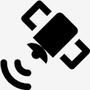 satellite,sending,signal