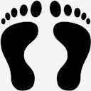human,footprints