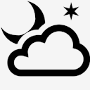 partly,cloudy,night