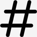 hashtag