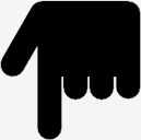 hand,pointing,down