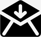 open,envelope,down,arrow