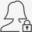 user,woman,locked
