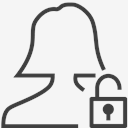 user,woman,unlocked