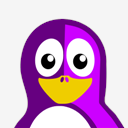 Purple,Tux