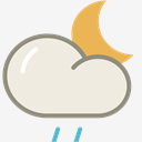 drizzle,night