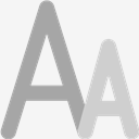 font,size