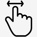 Finger,DragTwoSides