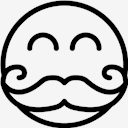 Moustache,Smiley