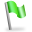 flag,green