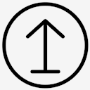 Upward