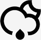 Cloud,Rain,Moon,Alt
