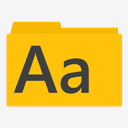 Fonts,Folder
