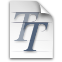 font,truetype