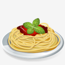 Dish,Pasta,Spaghetti