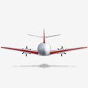 Airplane,Back,Red