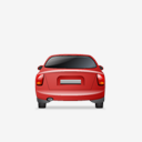 Car,Back,Red