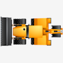 BackhoeLoader,Top,Yellow