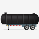 WasteTankerTrailer,Left,Black