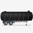 WasteTankerTrailer,Right,Black