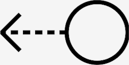 arrows,drag,left,dashed