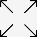 arrows,expand