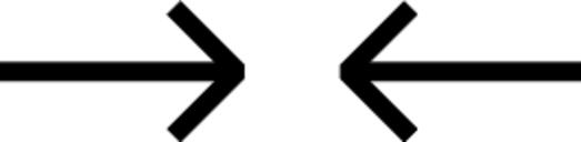 arrows,shrink,horizonal