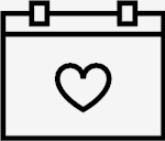 calendar,heart