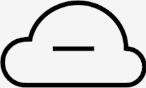 cloud,minus