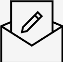 mail,pencil