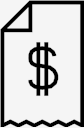 receipt,dollar
