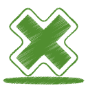 delete,green