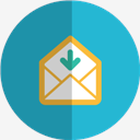 mail,download,folded
