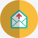 mail,upload,folded