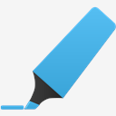 Highlightmarker,blue