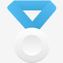Silver,metal,blue
