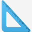 Triangle,ruler