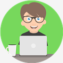 Man,with,mackbook,on,desk