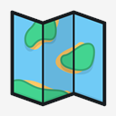 Folded,Map