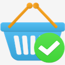 shopping,basket,accept