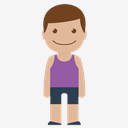 little,boy,purple