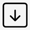 arrow,down,square