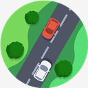 Countryside,road,with,cars
