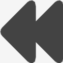 triangle,double,arrow,left