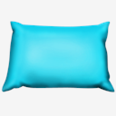 Blue,pillow