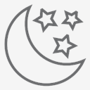Moon,stars
