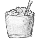 full,garbage,recycle,bin,trash