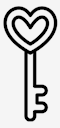 heart,shaped,key