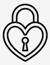 heart,shaped,padlock